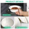 Potchen 300 Pack Disposable Paper Bowls Quality White Bowls Small Sugar Cane Fibers Party for Ice Cream Fruits Salad Soup Hot or Cold Use Catering Picnics Camping and Restaurant Supplies(16 oz) view 3
