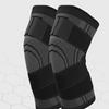 1Pair Knee Brace,Compression Support Knee Sleeve with Adjustable Strap Knee Pad for Pain Relief, Meniscus Tear, Arthritis, ACL, MCL,Suit for Running, Cycling, Tennis, Golf and Basketball (M, BLACK) view 2