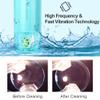 ANKUNABA Contact Lens Cleaner, Portable Soft Contact Lens Cleaning Machine with USB Charger, Automatic Vibration Contact Lenses Cleaner Case for Traveling (Blue) view 2