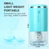 ANKUNABA Contact Lens Cleaner, Portable Soft Contact Lens Cleaning Machine with USB Charger, Automatic Vibration Contact Lenses Cleaner Case for Traveling (Blue) view 3
