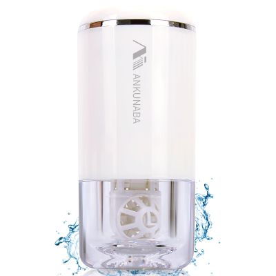 ANKUNABA Contact Lens Cleaner, Portable Soft Contact Lens Cleaning Machine with USB Charger, Automatic Vibration Contact Lenses Cleaner Case for Traveling (White)