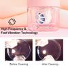 ANKUNABA Contact Lens Cleaner, Portable Soft Contact Lens Cleaning Machine with USB Charger, Automatic Vibration Contact Lenses Cleaner Case for Traveling (Pink) view 2