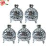 Zerodeko 15pcs Silver Round Shape Candy Storage Boxes Creative Plastic Containers for Party Favors Weddings Birthdays for Candy Holders and Treats view 2