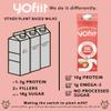 Yofiit Original Unsweetened Plant Based Milk with Pea Protein and Flax - More Protein than Almond Milk - Non Dairy Coffee Creamer, Vegan & Shelf Stable | 10g Protein - 6 Pack view 3