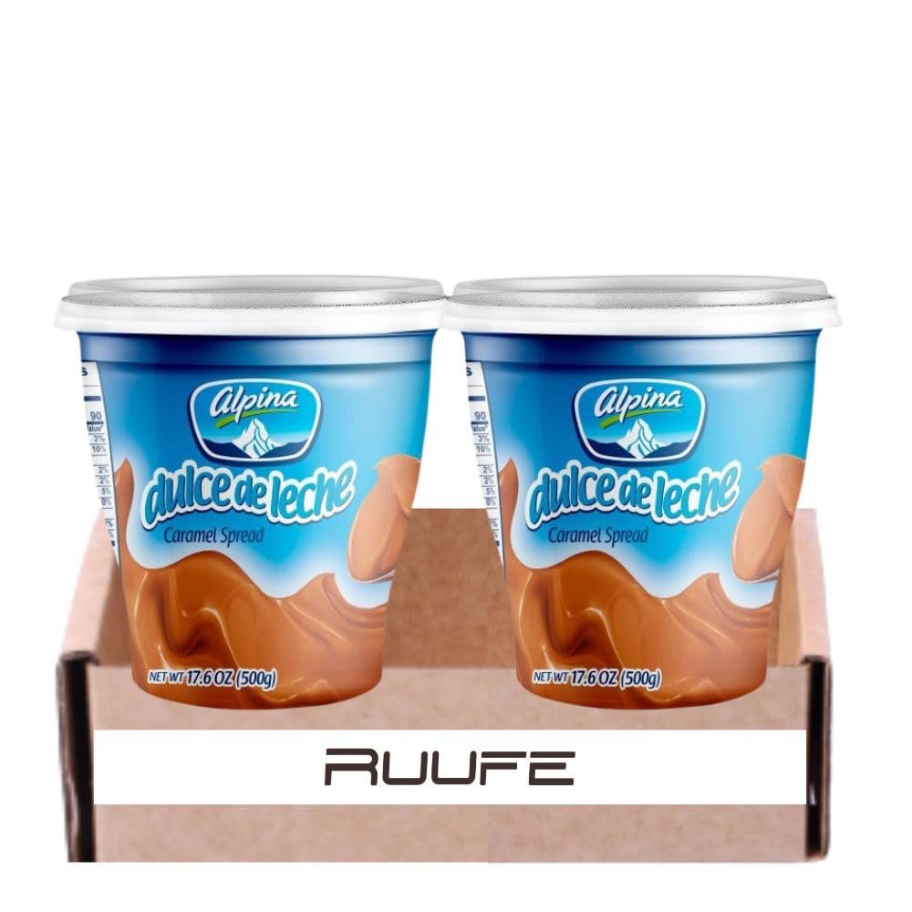 Colombian Arequipe (2 PACK) or Dulce de Leche Colombian food dulce Colombiano made by Alpina