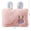 SKUZA Hot Water Bottle, Winter Hot Water Bottle Rechargeable Hand Warmer Pocket Portable Electric Hot Water Bag with Plush Cover Gifts for Girls (Color : Pink) (Color : Red) view 2