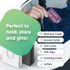 Swipe It Gift Card Holder Sleeves Paper 100 Pack Bulk for Christmas, Holiday, Birthday, Fathers Day, Housewarming, Wedding, Anniversary, Baby Shower, Spa, A Gift for You, Purple view 4