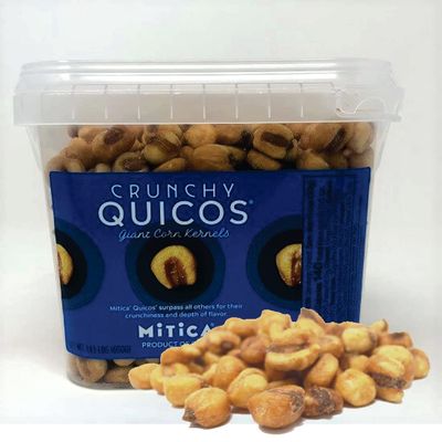 Mitica | ES334.6 Crunchy Quicos Bucket | Maiz Inflado Frito | 1.43 Lbrs. (650grs) | Pack of 6
