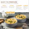 Simple Kitchen Broccoli Cheese Soup Mix - 17 Servings for Meal Prep, Vegetarian, Gluten Free & Freeze Dried Broccoli Cheddar Soup, Canned Food for Camping Meals & Hiking, Survival Kit, Pack of 4 view 3