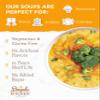 Simple Kitchen Broccoli Cheese Soup Mix - 17 Servings for Meal Prep, Vegetarian, Gluten Free & Freeze Dried Broccoli Cheddar Soup, Canned Food for Camping Meals & Hiking, Survival Kit, Pack of 4 view 4
