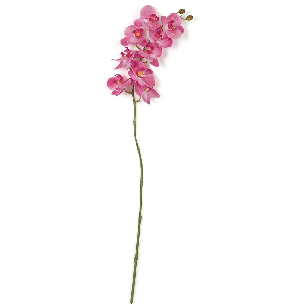 SilksAreForever 31" Silk Phalaenopsis Orchid Flower Stem -Fuchsia/Beauty (Pack of 12)