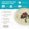 Simple Kitchen New England Clam Chowder Soup Mix - 17 Servings for Meal Prep, Vegetarian, Gluten Free & Freeze Dried Canned Food for Camping Meals, Backpacking & Hiking, Survival Kit, Pack of 4 view 4