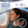 HEAROS AirPlugs Airline Pressure Reducing Earplugs, 1 Pair + Free Case, Latex Free Silicone, Reduce Ear Pain, NRR 20, Clear (5805) view 3