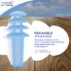 HEAROS AirPlugs Airline Pressure Reducing Earplugs, 1 Pair + Free Case, Latex Free Silicone, Reduce Ear Pain, NRR 20, Clear (5805) view 4