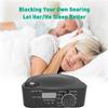 Feiyxu Sound Machines White Noise Machine,10 Natural Soothing Sounds 4 Timers Portable Soothing Sounds and Memory Function Sleep (Color : Black) view 2