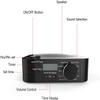 Feiyxu Sound Machines White Noise Machine,10 Natural Soothing Sounds 4 Timers Portable Soothing Sounds and Memory Function Sleep (Color : Black) view 4