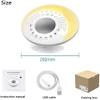 Feiyxu Sound Machines White Noise Machine with Night Light for Sleeping, High Fidelity Sounds, Timer & Memory Feature, Sound Machine for Adults, Home, Office view 2