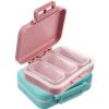 2pcs Portable Sealed Medicine Organizer Compartments Travel Storage Case for Pills Vitamins and Small Items Lightweight Design for Wallets and Backpacks view 1