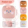 Bisanzoya Sanitary Napkin Storage Bag 4PCS Menstrual Cup Pouch, Portable Period Bag for Women Girls Feminine Menstruation First Period Bag Padded Zipper Pouch Mini Cosmetic Bag for Purse view 2