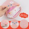 Bisanzoya Sanitary Napkin Storage Bag 4PCS Menstrual Cup Pouch, Portable Period Bag for Women Girls Feminine Menstruation First Period Bag Padded Zipper Pouch Mini Cosmetic Bag for Purse view 3