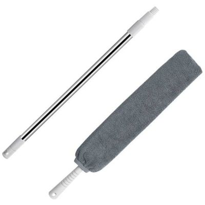 1set Retractable Gaps Dust Cleaner Flexible Microfiber for Efficient Dust Removal Under Appliances Beds and Furniture for High Ceilings and Hard Reach Areas