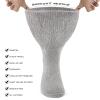 NOVAYARD Extra Wide Diabetic Socks for Men, Non-Binding Loose Fit Hospital Socks 3 Pairs view 3