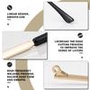 1 Pair Metal Eyeglass Replacement Arm, Eyewear Frame Temple Replacement Universal Sunglasses Arm Legs Replacement for Thin Metal Glasses, SunglassesGold view 3