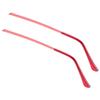1 Pair Metal Eyeglass Replacement Arm, Eyewear Frame Temple Replacement Universal Sunglasses Arm Legs Replacement for Thin Metal Glasses, SunglassesBurgundy view 1