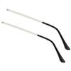 1 Pair Metal Eyeglass Replacement Arm, Eyewear Frame Temple Replacement Universal Sunglasses Arm Legs Replacement for Thin Metal Glasses, SunglassesSilver view 1