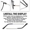 1 Pair Metal Eyeglass Replacement Arm, Eyewear Frame Temple Replacement Universal Sunglasses Arm Legs Replacement for Thin Metal Glasses, SunglassesSilver view 4