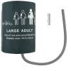 Cosmos Blood Pressure Monitor Replacement Cuff with Metal Air Hose Connector for Blood Pressure Monitor and Machine for 33-47 cm Upper Arm Circumference (Large Adult Size) view 1
