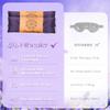 Weighted Eye Mask for Sleep, Yoga, Meditation, Lavender Eye Pillow Heated for Headache, Sinus, Dry Eyes Relief, Moist Heat Mask Purple Relaxation Gifts for Women (Purple) view 2