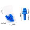 Silicone Ear Plugs for Sleeping,16 Pairs Soft Waterproof Noise Canceling Reduction Earplugs Waterproof Reusable Sound Blocking Earplugs for Concert,Swimming,Study,Loud Noise,Snoring (Dark) view 4