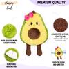 Avocado Microwavable Unscented Heating Pad for Women and Kids- Cute Soft Cozy Pillow Plush Heatable Warm Stuffed Animals - Kawaii Hot and Cold Plushie Food Toy - Avocado Gifts for Girls and Boys view 4