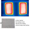 EVTSCAN Flexible Clothing Heating Pad Fast Even Heating Safe Bend Resistant Far Infrared Heating Warmer Pad for Vest Jacket view 3