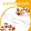 Nuogo 500 Pcs Clear Mini Spoons for Desserts 3.7 Inch Small Plastic Disposable Spoons Bulk Tiny Serving Utensils for Cake, Sample, Ice Cream, Appetizer, Pudding view 2