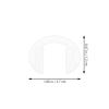 GLEAVI Silicone Nose Pads for Glasses 10Pcs Clear Anti-Slip Eyeglass Nose Cushions Soft Bridge Pads Replacement for Full Frame Glasses and Sunglasses Accessories view 2