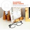 GLEAVI Silicone Nose Pads for Glasses 10Pcs Clear Anti-Slip Eyeglass Nose Cushions Soft Bridge Pads Replacement for Full Frame Glasses and Sunglasses Accessories view 3