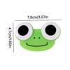 Jualyue Contact Lens Case Cartoon Frog Shape Contact Lens Holder Cartoon Animal Lens Box 3pcs, Animal Lens Case, Cartoon Contact Lens Case, Frog Shape Contact Lens Box view 3