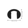 10pcs Silicone Glasses Nose Pads Eyeglasses Supplies Eye Glass Nose Pads Sunglasses Nonslip Nose Pads Glasses Nonslip Replacements Glasses Frame Pad Glasses Nose Grips Nose Cushion view 2