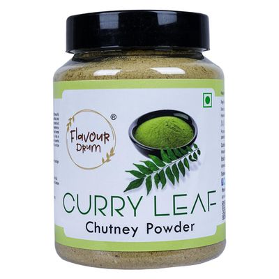 Flavour Drum Curry Leaf Chutney Powder,7 oz (200 g) | Podi | Healthy | Fresh and Tasty |