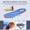 FZYUAN Men's Wide Width Walking Shoes with Adjustable Closure, Diabetic Shoes Edema Sneakers Lightweight Diabetic Slippers for Edema Plantar Fasciitis Bunions Arthritis Swollen Feet,Blue,4 view 4