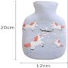 SKUZA Hot Water Bottle, Winter Cute Cartoon Hot Water Bottle Portable Hand Warmer Plush Hand Warmer for Girls Mini Cartoon Hot Water Bags Warming Bag (Color : 2) (Color : 1) view 3