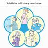3-Pack Mens Incontinence Underwear Briefs Regular Absorbency Reusable Washable Urinary Incontinence Pants (Grey, X-Large) view 2