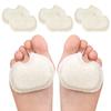 1Pair Comfortable Metatarsal Pads Professional Felt Foot Cushions for Daily Use Adhesive Design Breathable and Cuttable Forefoot Pads for High Heels and Outdoor Activities view 3