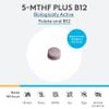 XYMOGEN 5-MTHF Plus B12 - Biologically Active L Methylfolate Supplement - Support Methylation & Nervous System Health - Great-Tasting Cherry Flavor (30 Quick-Dissolve Tablets) view 2