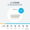 XYMOGEN L-Lysine 1000mg Capsules - Amino Acid Supplement to Support Synthesis of Collagen, Provides Balance to a High Intake of Arginine (90 Capsules) view 2