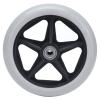 6in 5 Hole Solid Wheel, PU Wheelchair Rollator Caster Hub Replacement 608ZZ Metal Bearing for Wheelchairs, Rollators, Walkers view 1