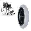 6in 5 Hole Solid Wheel, PU Wheelchair Rollator Caster Hub Replacement 608ZZ Metal Bearing for Wheelchairs, Rollators, Walkers view 2