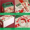 Zonon 24 Pcs Christmas Gift Boxes Xmas Kraft Treat Boxes for Cookies Candy Present Goodies Bakery Favors Christmas Container for Gift Giving Holiday Party Supplies Decorations(Cute Style) view 4